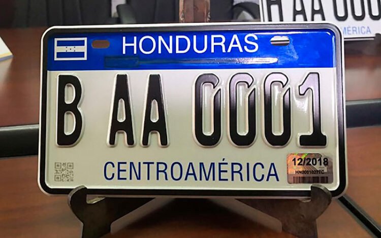 placas honduras