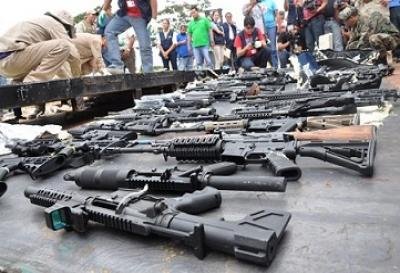 alto poder de fuego del narcotráfico