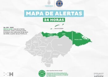 Copeco Baja a Alerta Verde en Atlántida y Extiende la Misma para Otros Tres Departamentos
