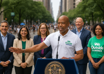 EL ALCALDE ADAMS CONTINÚA CON «WE OUTSIDE SUMMER» AL ANUNCIAR LAS CALLES DE VERANO MÁS GRANDES DE LA HISTORIA, PRESENTA MÁS DE 35 KILÓMETROS DE CALLES SIN AUTOS ESTE VERANO