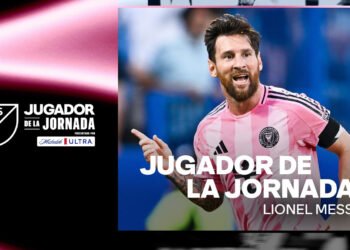 Lionel Messi, delantero de Inter Miami CF, es nombrado Jugador de la Jornada 22 de la MLS presentado por Michelob Ultra