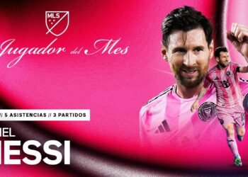 Lionel Messi, delantero de Inter Miami CF es nombrado Jugador del Mes de MLS en octubre de 2025