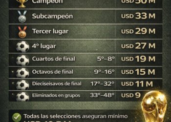 EL MUNDIAL FIFA 2026 REPARTIRÁ CIFRAS RÉCORD