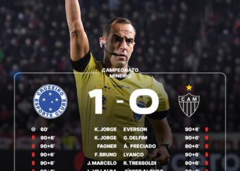 ¡BATALLA CAMPAL EN BRASIL! 23 EXPULSADOS TRAS EL CAOS ENTRE CRUZEIRO Y ATLÉTICO MINEIRO