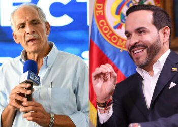 El presidente de Honduras, Nasry Asfura, felicitó al candidato Abelardo de la Espriella. © Marvin RECINOS
